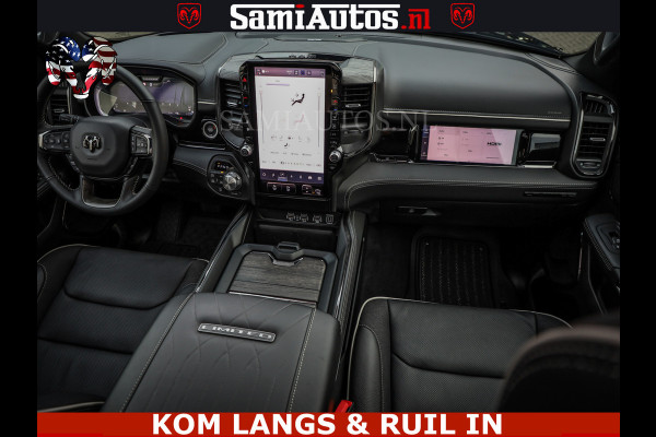Dodge Ram LIMITED SPORT H.O 540HP 706Nm | Massage + Full Option | De Meest Luxe en Volle Pick-Up in zijn Klasse | Comfortabele Dubbele Cabine met Royale 5 Zitplaatsen | BPM vrij | Nu Leverbaar uit Voorraad | Voorraad Nr 2355 - 5149