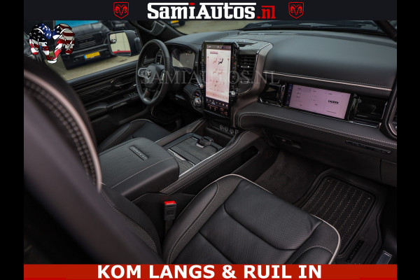 Dodge Ram LIMITED SPORT H.O 540HP 706Nm | Massage + Full Option | De Meest Luxe en Volle Pick-Up in zijn Klasse | Comfortabele Dubbele Cabine met Royale 5 Zitplaatsen | BPM vrij | Nu Leverbaar uit Voorraad | Voorraad Nr 2355 - 5149