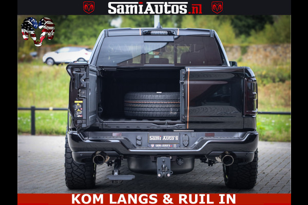 Dodge Ram LIMITED SPORT H.O 540HP 706Nm | Massage + Full Option | De Meest Luxe en Volle Pick-Up in zijn Klasse | Comfortabele Dubbele Cabine met Royale 5 Zitplaatsen | BPM vrij | Nu Leverbaar uit Voorraad | Voorraad Nr 2355 - 5149