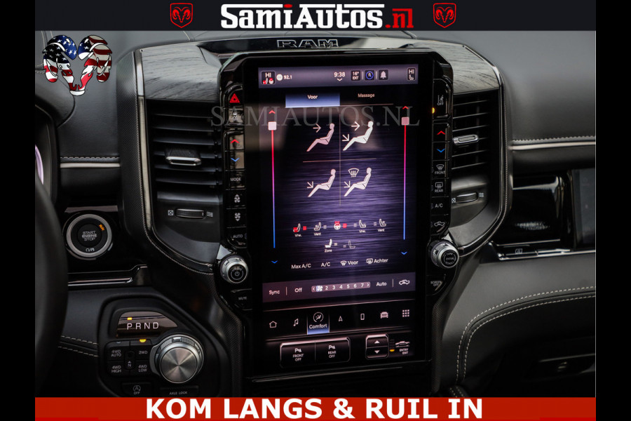 Dodge Ram LIMITED SPORT H.O 540HP 706Nm | Massage + Full Option | De Meest Luxe en Volle Pick-Up in zijn Klasse | Comfortabele Dubbele Cabine met Royale 5 Zitplaatsen | BPM vrij | Nu Leverbaar uit Voorraad | Voorraad Nr 2355 - 5149