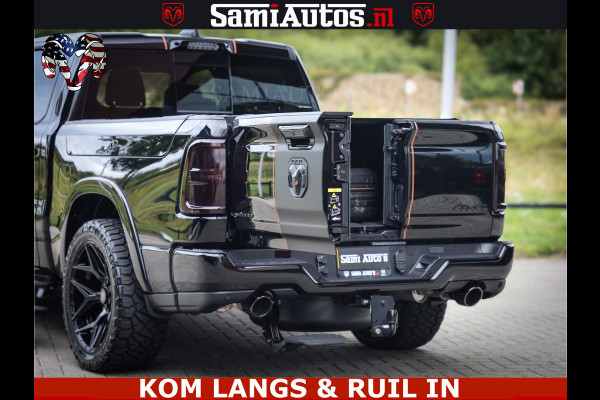 Dodge Ram LIMITED SPORT H.O 540HP 706Nm | Massage + Full Option | De Meest Luxe en Volle Pick-Up in zijn Klasse | Comfortabele Dubbele Cabine met Royale 5 Zitplaatsen | BPM vrij | Nu Leverbaar uit Voorraad | Voorraad Nr 2355 - 5149