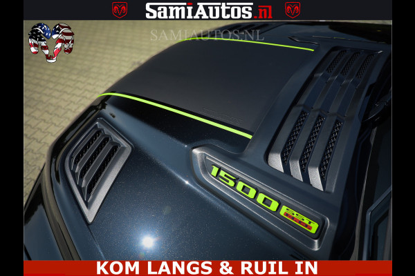Dodge Ram Limited Night High Output 540HP 706Nm | Massage + Full Option | De Meest Luxe en Volle Pick-Up in zijn Klasse | Comfortabele Dubbele Cabine met Royale 5 Zitplaatsen | BPM vrij | Nu Leverbaar uit Voorraad | Voorraad Nr 2300 - 7689