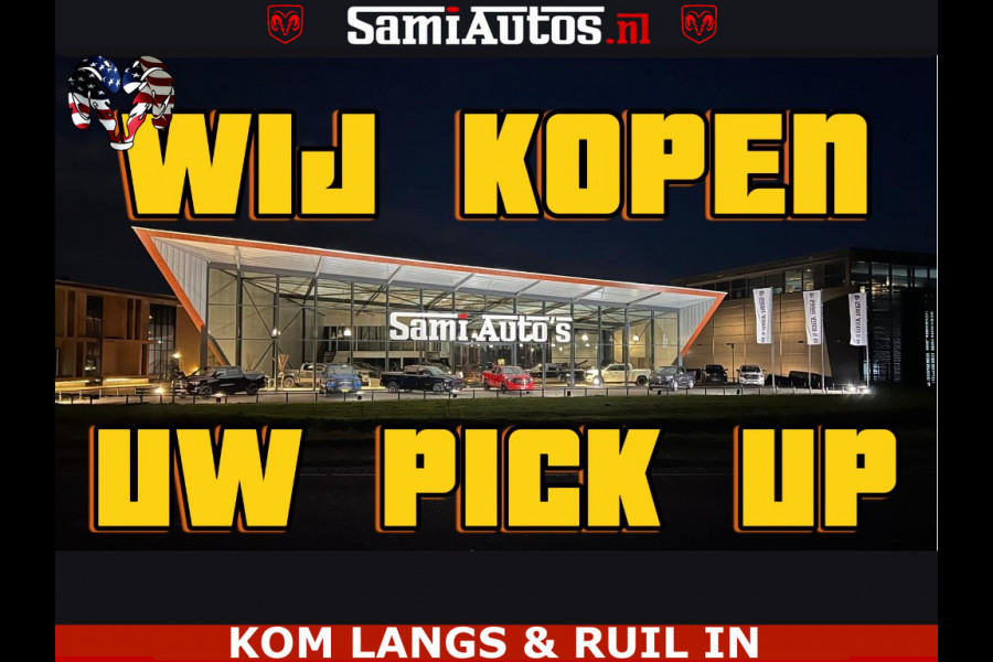 Dodge Ram Limited Night High Output 540HP 706Nm | Massage + Full Option | De Meest Luxe en Volle Pick-Up in zijn Klasse | Comfortabele Dubbele Cabine met Royale 5 Zitplaatsen | BPM vrij | Nu Leverbaar uit Voorraad | Voorraad Nr 2300 - 7689