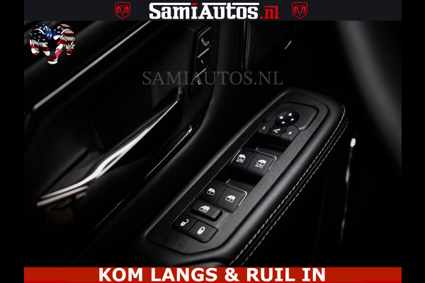 Dodge Ram Limited Night High Output 540HP 706Nm | Massage + Full Option | De Meest Luxe en Volle Pick-Up in zijn Klasse | Comfortabele Dubbele Cabine met Royale 5 Zitplaatsen | BPM vrij | Nu Leverbaar uit Voorraad | Voorraad Nr 2300 - 7689