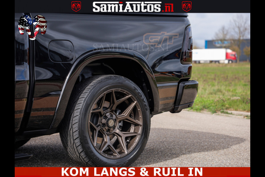 Dodge Ram GT EDITION | TRX PACK | 5.7 V8 HEMI | BRONZE LINE | LUCHT VERING | VITUAL | ADAPTIVE CRUISE | PANORAMADAK | MEGA DIK | Comfortabele Dubbele Cabine met Royale 5 Zitplaatsen | DC |