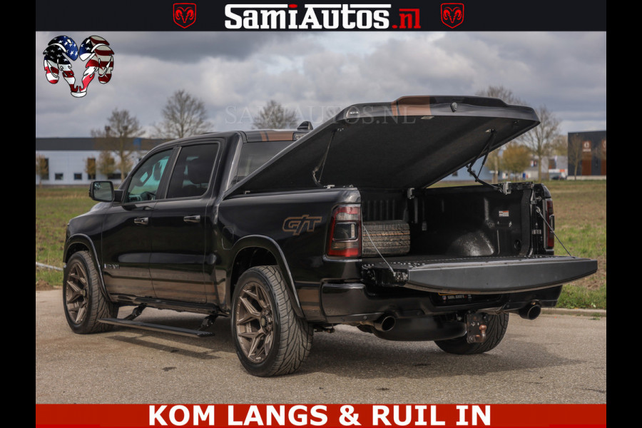 Dodge Ram GT EDITION | TRX PACK | 5.7 V8 HEMI | BRONZE LINE | LUCHT VERING | VITUAL | ADAPTIVE CRUISE | PANORAMADAK | MEGA DIK | Comfortabele Dubbele Cabine met Royale 5 Zitplaatsen | DC |