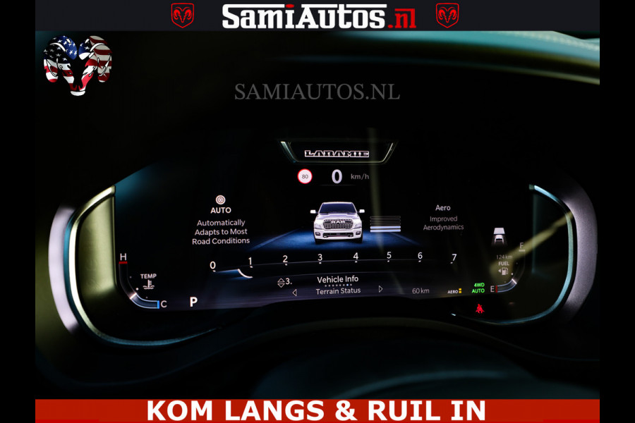 Dodge Ram PREMIUM | Full Option | De Meest Luxe Pick-Up in zijn Klasse | Comfortabele Dubbele Cabine met Royale 5 Zitplaatsen | BPM vrij | Nu Leverbaar uit Voorraad | Voorraad Nr 2230 - 8765