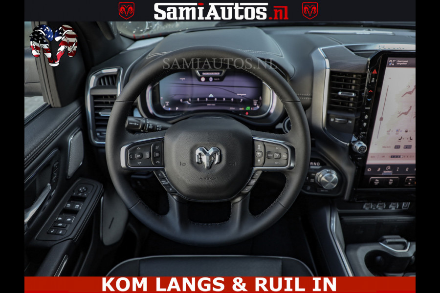 Dodge Ram PREMIUM | Full Option | De Meest Luxe Pick-Up in zijn Klasse | Comfortabele Dubbele Cabine met Royale 5 Zitplaatsen | BPM vrij | Nu Leverbaar uit Voorraad | Voorraad Nr 2230 - 8765