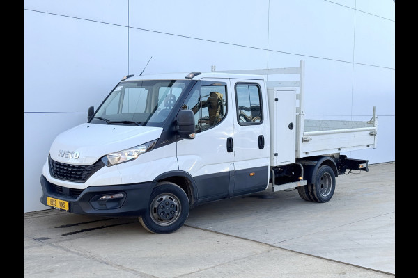 Iveco Daily 35C14 2.3 Kipper Dubbele Cabine Dubbellucht 3,5t Trekhaak 6 Stoelen Airco Cruise Control Benne Tipper