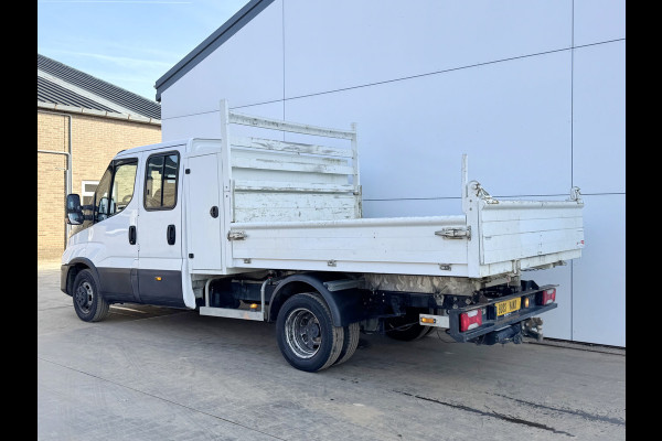 Iveco Daily 35C14 2.3 Kipper Dubbele Cabine Dubbellucht 3,5t Trekhaak 6 Stoelen Airco Cruise Control Benne Tipper