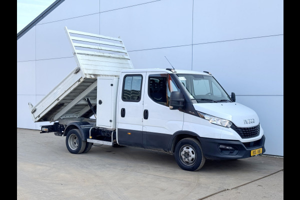 Iveco Daily 35C14 2.3 Kipper Dubbele Cabine Dubbellucht 3,5t Trekhaak 6 Stoelen Airco Cruise Control Benne Tipper