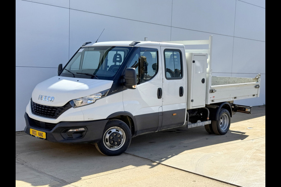 Iveco Daily 35C14 2.3 Kipper Dubbele Cabine Dubbellucht 3,5t Trekhaak 6 Stoelen Airco Cruise Control Benne Tipper