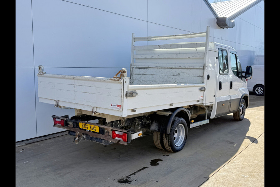 Iveco Daily 35C14 2.3 Kipper Dubbele Cabine Dubbellucht 3,5t Trekhaak 6 Stoelen Airco Cruise Control Benne Tipper