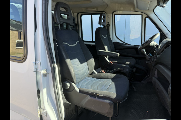 Iveco Daily 35C14 2.3 Kipper Dubbele Cabine Dubbellucht 3,5t Trekhaak 6 Stoelen Airco Cruise Control Benne Tipper