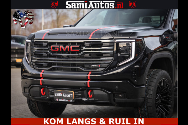 GMC Sierra AT4 6.2 V8 4X4 | VIRTUAL COCKPIT | LPG | HUD | BOM VOL | DC | RAM DEALER NEDERLAND | Dubbele Cabine met Royale 5 Zitplaatsen | BPM vrij | Nu Leverbaar uit Voorraad | Voorraad Nr 261530 |