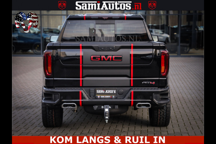 GMC Sierra AT4 6.2 V8 4X4 | VIRTUAL COCKPIT | LPG | HUD | BOM VOL | DC | RAM DEALER NEDERLAND | Dubbele Cabine met Royale 5 Zitplaatsen | BPM vrij | Nu Leverbaar uit Voorraad | Voorraad Nr 261530 |