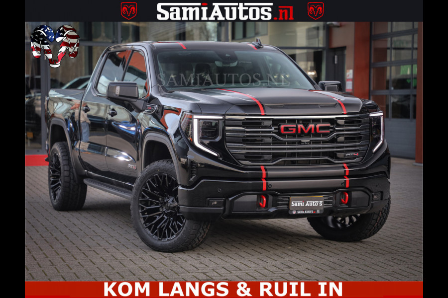 GMC Sierra AT4 6.2 V8 4X4 | VIRTUAL COCKPIT | LPG | HUD | BOM VOL | DC | RAM DEALER NEDERLAND | Dubbele Cabine met Royale 5 Zitplaatsen | BPM vrij | Nu Leverbaar uit Voorraad | Voorraad Nr 261530 |