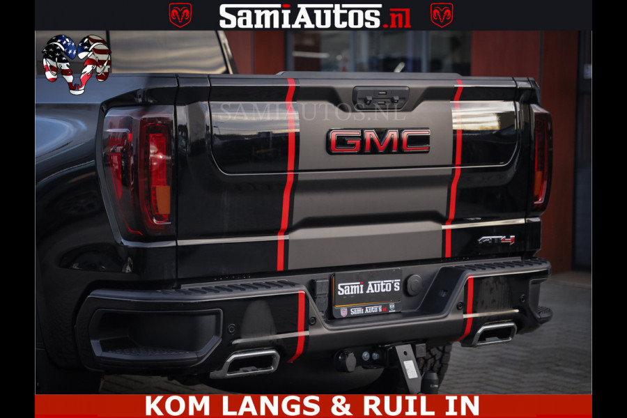 GMC Sierra AT4 6.2 V8 4X4 | VIRTUAL COCKPIT | LPG | HUD | BOM VOL | DC | RAM DEALER NEDERLAND | Dubbele Cabine met Royale 5 Zitplaatsen | BPM vrij | Nu Leverbaar uit Voorraad | Voorraad Nr 261530 |