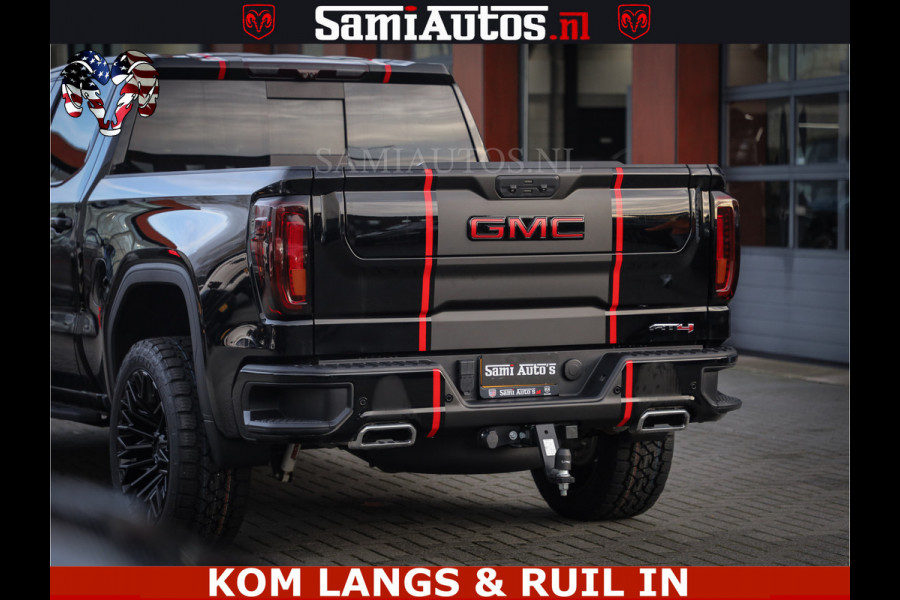 GMC Sierra AT4 6.2 V8 4X4 | VIRTUAL COCKPIT | LPG | HUD | BOM VOL | DC | RAM DEALER NEDERLAND | Dubbele Cabine met Royale 5 Zitplaatsen | BPM vrij | Nu Leverbaar uit Voorraad | Voorraad Nr 261530 |