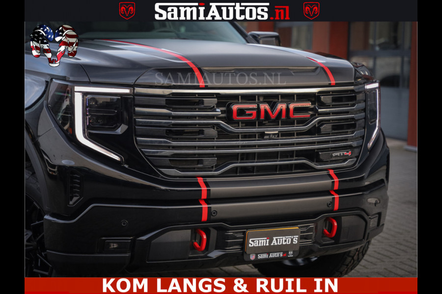 GMC Sierra AT4 6.2 V8 4X4 | VIRTUAL COCKPIT | LPG | HUD | BOM VOL | DC | RAM DEALER NEDERLAND | Dubbele Cabine met Royale 5 Zitplaatsen | BPM vrij | Nu Leverbaar uit Voorraad | Voorraad Nr 261530 |