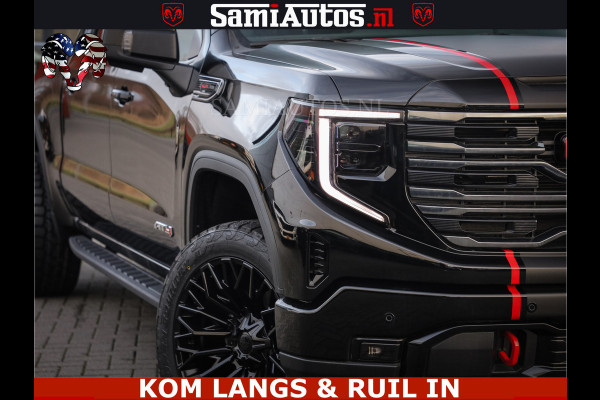 GMC Sierra AT4 6.2 V8 4X4 | VIRTUAL COCKPIT | LPG | HUD | BOM VOL | DC | RAM DEALER NEDERLAND | Dubbele Cabine met Royale 5 Zitplaatsen | BPM vrij | Nu Leverbaar uit Voorraad | Voorraad Nr 261530 |