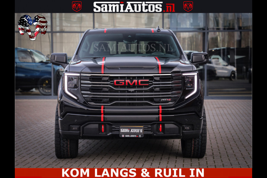 GMC Sierra AT4 6.2 V8 4X4 | VIRTUAL COCKPIT | LPG | HUD | BOM VOL | DC | RAM DEALER NEDERLAND | Dubbele Cabine met Royale 5 Zitplaatsen | BPM vrij | Nu Leverbaar uit Voorraad | Voorraad Nr 261530 |
