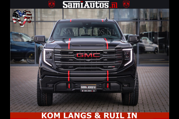 GMC Sierra AT4 6.2 V8 4X4 | VIRTUAL COCKPIT | LPG | HUD | BOM VOL | DC | RAM DEALER NEDERLAND | Dubbele Cabine met Royale 5 Zitplaatsen | BPM vrij | Nu Leverbaar uit Voorraad | Voorraad Nr 261530 |