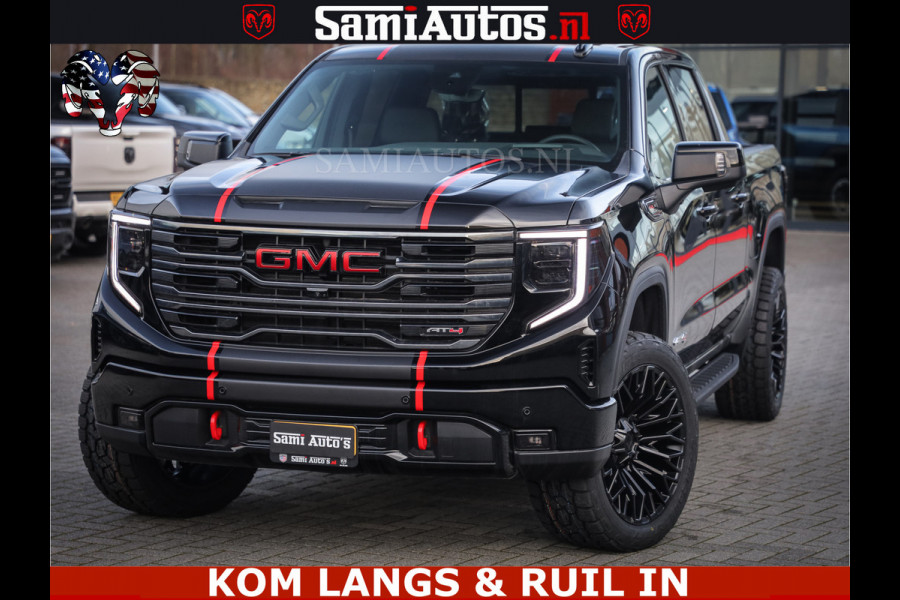 GMC Sierra AT4 6.2 V8 4X4 | VIRTUAL COCKPIT | LPG | HUD | BOM VOL | DC | RAM DEALER NEDERLAND | Dubbele Cabine met Royale 5 Zitplaatsen | BPM vrij | Nu Leverbaar uit Voorraad | Voorraad Nr 261530 |