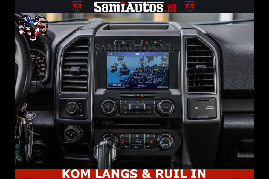 Dodge Ram FORD F150 5.0 V8 4X4 | MAT OLIVE GREEN | BIJTELLING VRIJ | ZEER DIK | CAMERA | 3500KG | PANORAMA | LEDER | GO RHINO ROLLBAR | CRUISE CONTROL | PRINS LPG | BAKFLIP COVER | Deze pick-up is leverbaar met zowel een groot rijbewijs (C) als een klein rijbewijs (B). Laat ons weten wat jouw voorkeur is.