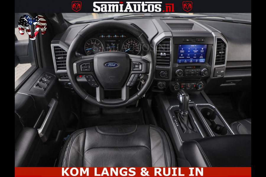 Dodge Ram FORD F150 5.0 V8 4X4 | MAT OLIVE GREEN | BIJTELLING VRIJ | ZEER DIK | CAMERA | 3500KG | PANORAMA | LEDER | GO RHINO ROLLBAR | CRUISE CONTROL | PRINS LPG | BAKFLIP COVER | Deze pick-up is leverbaar met zowel een groot rijbewijs (C) als een klein rijbewijs (B). Laat ons weten wat jouw voorkeur is.