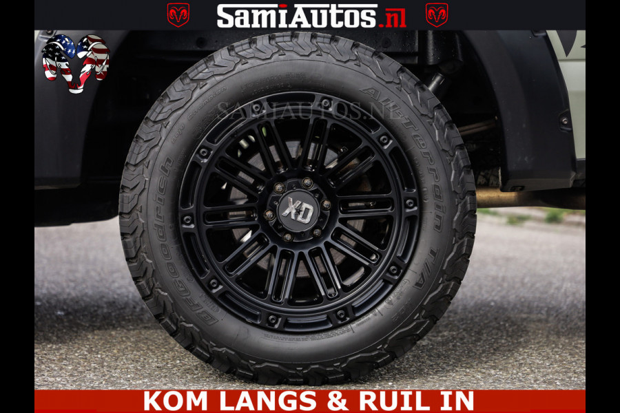 Dodge Ram FORD F150 5.0 V8 4X4 | MAT OLIVE GREEN | BIJTELLING VRIJ | ZEER DIK | CAMERA | 3500KG | PANORAMA | LEDER | GO RHINO ROLLBAR | CRUISE CONTROL | PRINS LPG | BAKFLIP COVER | Deze pick-up is leverbaar met zowel een groot rijbewijs (C) als een klein rijbewijs (B). Laat ons weten wat jouw voorkeur is.