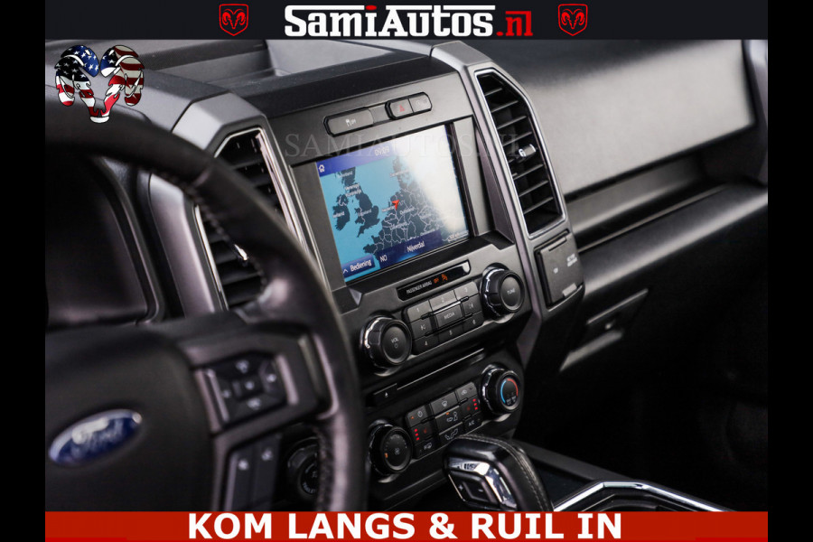 Dodge Ram FORD F150 5.0 V8 4X4 | MAT OLIVE GREEN | BIJTELLING VRIJ | ZEER DIK | CAMERA | 3500KG | PANORAMA | LEDER | GO RHINO ROLLBAR | CRUISE CONTROL | PRINS LPG | BAKFLIP COVER | Deze pick-up is leverbaar met zowel een groot rijbewijs (C) als een klein rijbewijs (B). Laat ons weten wat jouw voorkeur is.