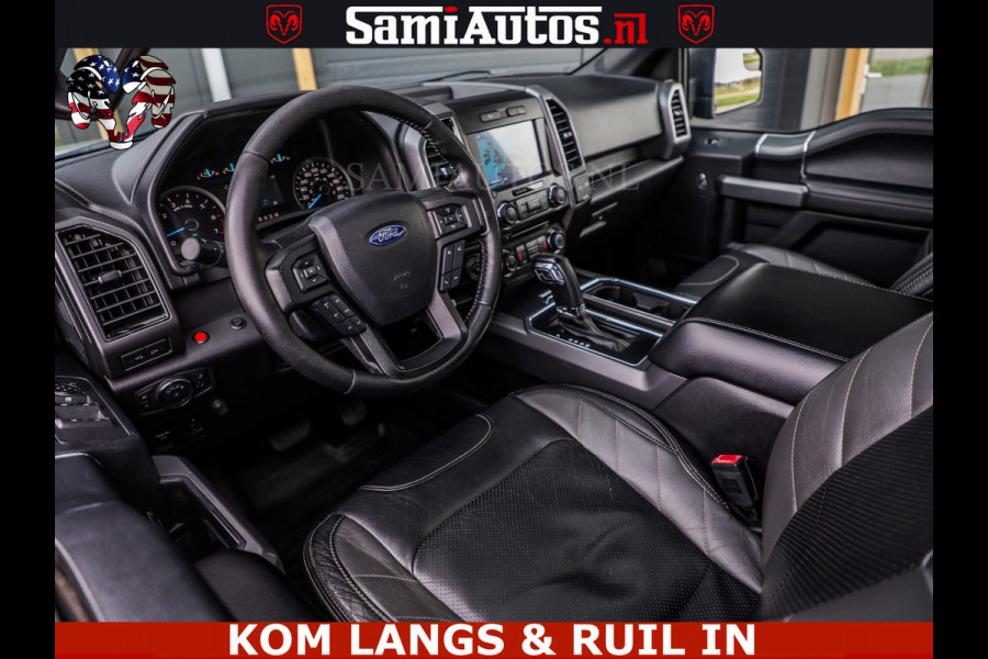 Dodge Ram FORD F150 5.0 V8 4X4 | MAT OLIVE GREEN | BIJTELLING VRIJ | ZEER DIK | CAMERA | 3500KG | PANORAMA | LEDER | GO RHINO ROLLBAR | CRUISE CONTROL | PRINS LPG | BAKFLIP COVER | Deze pick-up is leverbaar met zowel een groot rijbewijs (C) als een klein rijbewijs (B). Laat ons weten wat jouw voorkeur is.