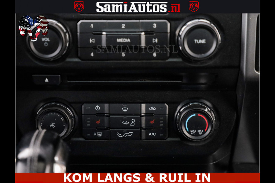 Dodge Ram FORD F150 5.0 V8 4X4 | MAT OLIVE GREEN | BIJTELLING VRIJ | ZEER DIK | CAMERA | 3500KG | PANORAMA | LEDER | GO RHINO ROLLBAR | CRUISE CONTROL | PRINS LPG | BAKFLIP COVER | Deze pick-up is leverbaar met zowel een groot rijbewijs (C) als een klein rijbewijs (B). Laat ons weten wat jouw voorkeur is.