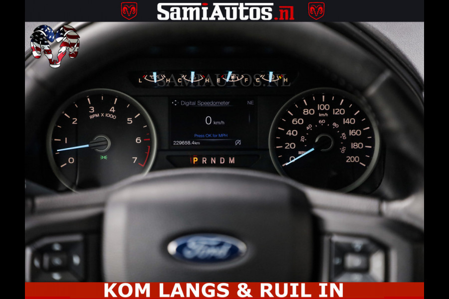 Dodge Ram FORD F150 5.0 V8 4X4 | MAT OLIVE GREEN | BIJTELLING VRIJ | ZEER DIK | CAMERA | 3500KG | PANORAMA | LEDER | GO RHINO ROLLBAR | CRUISE CONTROL | PRINS LPG | BAKFLIP COVER | Deze pick-up is leverbaar met zowel een groot rijbewijs (C) als een klein rijbewijs (B). Laat ons weten wat jouw voorkeur is.