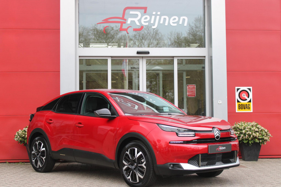 Citroën C4 C4 1.2 HYbrid 145PK MAX | HEAD UP DISPLAY | CAMERA VOOR + ACHTER | NAVIGATIE | DRAADLOZE TELEFOONLADER | FULL LED KOPLAMPEN | DRAADLOZE APPLE CARPLAY/ANDROID AUTO | 18" LICHTMETALEN VELGEN | ADAPTIVE CRUISE CONTROL | CLIMATE CONTROL | LEDEREN BEKLEDING | DAB+ RADIO | KEYLESS ENTRY/START |