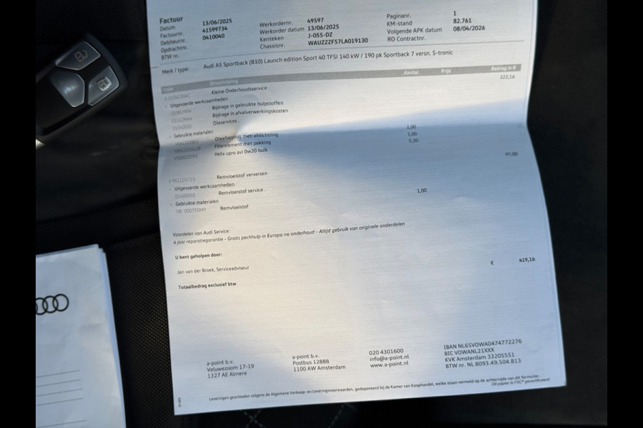 Audi A5 Sportback 40 TFSI Launch edition Sport 2020 AUT FULL