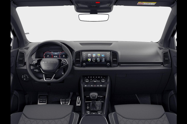 Škoda Karoq Sportline Ultimate 1.5 TSI ACT 150 pk 7 versn. DSG | Wegklapbare Trekhaak | Travel Assist Pakket Plus | Virual Pedal | 19 Inch Velgen Sagitarius