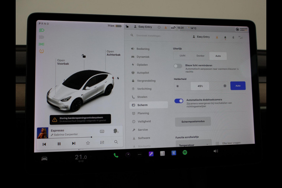 Tesla Model Y LONG RANGE AWD 75 KWH 351 PK + ENHANCED AUTOPILOT | 20 INCH LMV