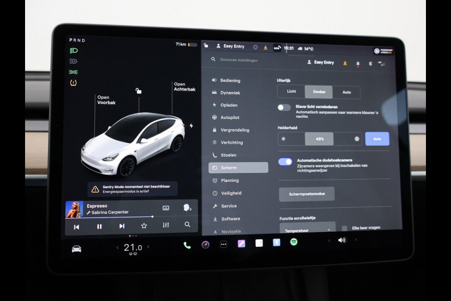 Tesla Model Y LONG RANGE AWD 75 KWH 351 PK + ENHANCED AUTOPILOT | 20 INCH LMV