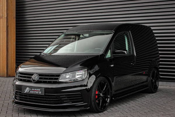 Volkswagen Caddy 2.0 TDI 185PK JB-EDITION / FULL BLACK / SCHROEFSET / LEDEREN BEKLEDING / NIEUWSTAAT / ELEK-PAKKET / AIRCO / APPLE