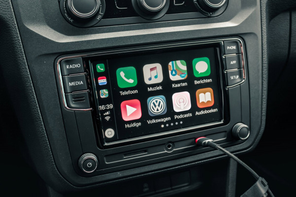 Volkswagen Caddy 2.0 TDI 185PK JB-EDITION / FULL BLACK / SCHROEFSET / LEDEREN BEKLEDING / NIEUWSTAAT / ELEK-PAKKET / AIRCO / APPLE