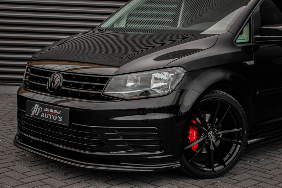 Volkswagen Caddy 2.0 TDI 185PK JB-EDITION / FULL BLACK / SCHROEFSET / LEDEREN BEKLEDING / NIEUWSTAAT / ELEK-PAKKET / AIRCO / APPLE