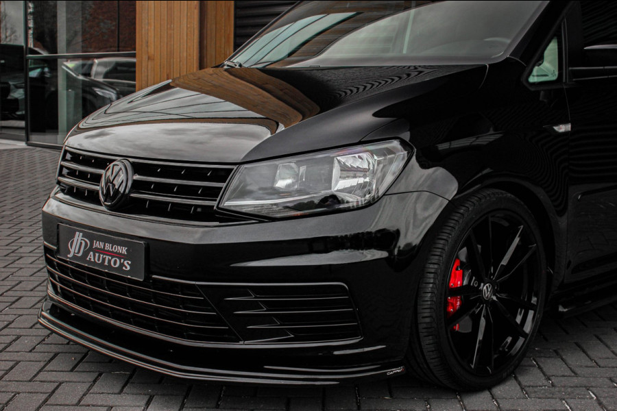 Volkswagen Caddy 2.0 TDI 185PK JB-EDITION / FULL BLACK / SCHROEFSET / LEDEREN BEKLEDING / NIEUWSTAAT / ELEK-PAKKET / AIRCO / APPLE