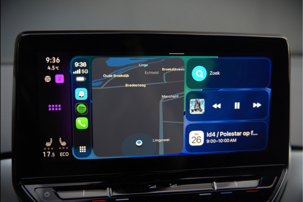 Volkswagen ID.4 First 77 kWh | Stoelverwarming | Stuurverwarming | Trekhaak | Adaptive Cruise Control | Navigatie | Apple Carplay | Keyless | Camera | Parkeersensoren | NAP | BTW | Dealer Onderhouden