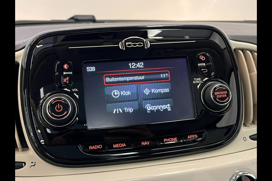 Fiat 500 0.9 TwinAir Turbo Collezione / Pano / NL-auto / 16" LM