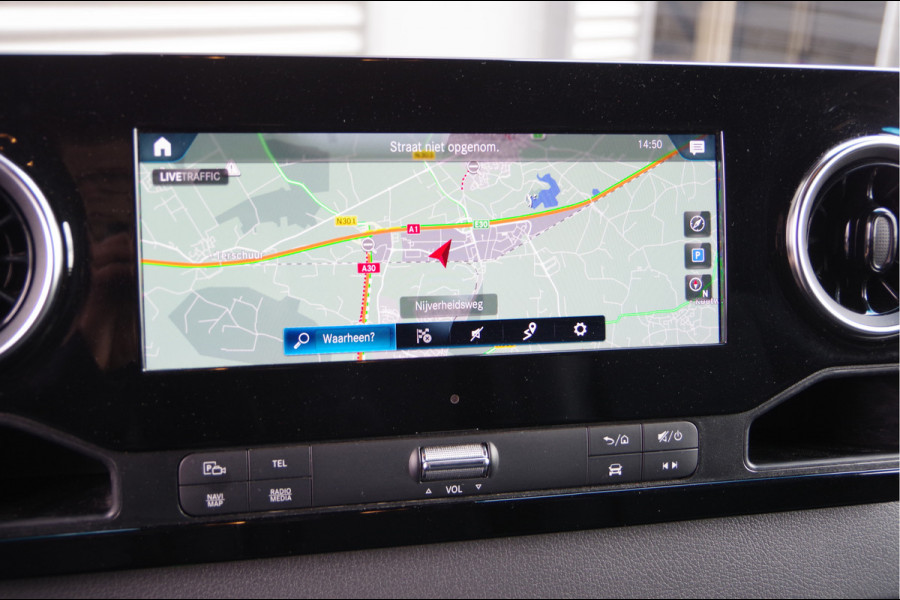 Mercedes-Benz Sprinter 319 3.0 CDI V6 L2H1 AUT. LED, 360 CAMERA, ADAPT. CRUISE, MBUX 10'', LEDER, NAVI, CLIMA, VOORRUIT VERWARMING, STOELVERWARMING