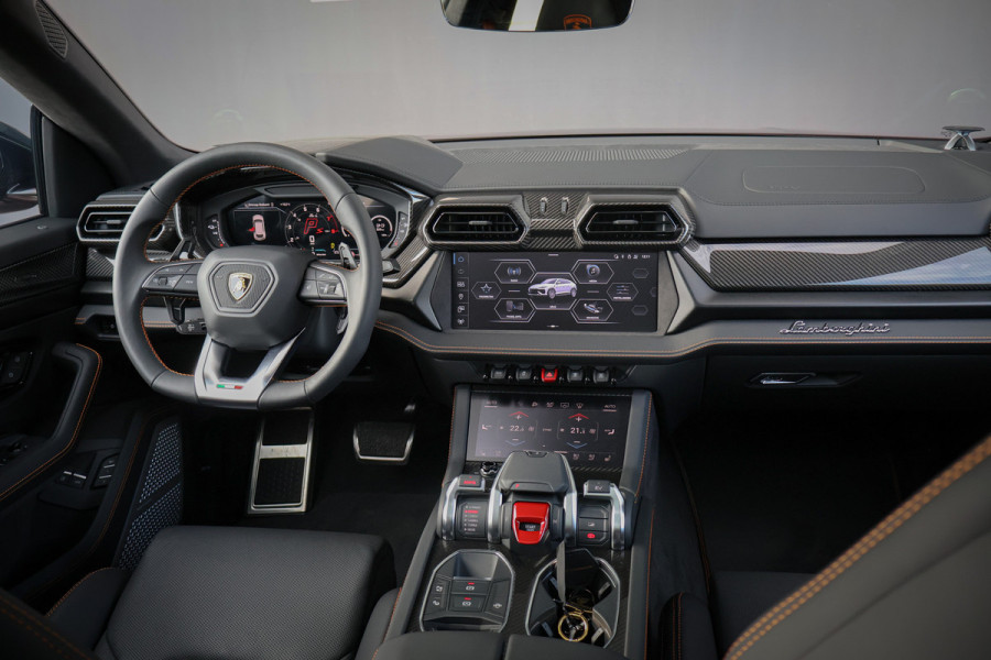 Lamborghini Urus SE 4.0 V8 Hybrid | AKRAPOVIC | BTW-AUTO | B&O 3D ADVANCED | ACC | LAMBORGHINI EYE | HUD | 4-WIELSTURING