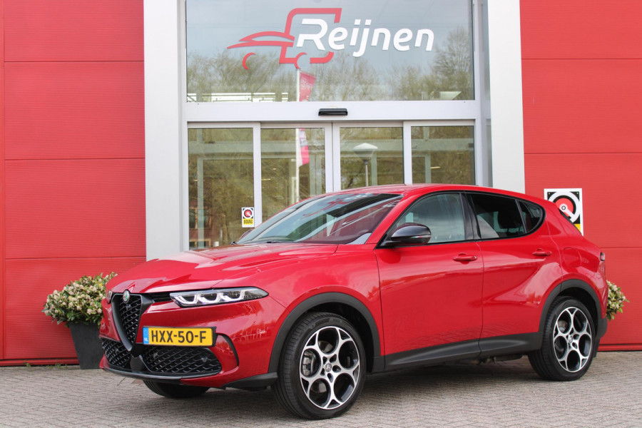 Alfa Romeo Tonale 1.3T PHEV 280pk Edizione Business | HARMAN/KARDON PREMIUM AUDIO | PREMIUM PACK: LEDEREN BEKLEDING/GEVENTILEERDE VOORSTOELEN/4-VOUDIG ELEKTRISCH VERSTELBARE LENDESTEUN VOORSTOELEN | WINTERPACK: STOEL/STUUR VERWARMING | TECHNOLOGY PACK: PARKEERWAARSCHUWING VOOR EN ACHTER/360° CAMERA/AUTOMATISCH INPARKEREN/ AUTONOMOUS DRIVING LEVEL 2: ADAPTIVE CRUISE CONTROL/LANE CENTERING ASSIST/TRAFFIC JAM ASSIST DODEHOEK DETECTIE AUTOMATISCH DIMMENDE BUITENSPIEGELS | DRAADLOZE TELEFOONLADER | FULL LED MATRIX KOPLAMPEN | DUAL STAGE VALVE: ACTIEVE DEMPING | KEYLESS ENTRY/START | 1MM 19''