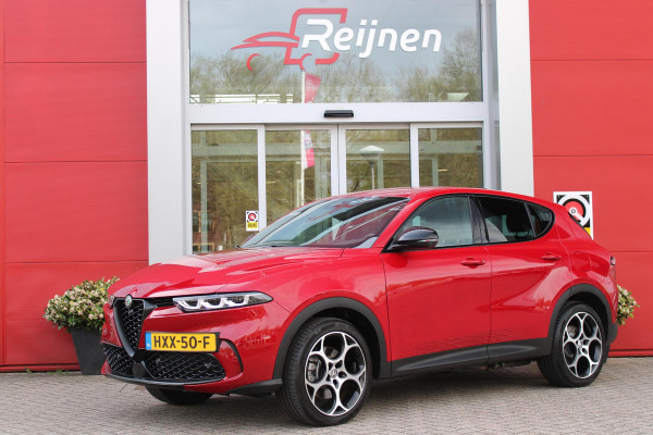 Alfa Romeo Tonale 1.3T PHEV 280pk Edizione Business | HARMAN/KARDON PREMIUM AUDIO | PREMIUM PACK: LEDEREN BEKLEDING/GEVENTILEERDE VOORSTOELEN/4-VOUDIG ELEKTRISCH VERSTELBARE LENDESTEUN VOORSTOELEN | WINTERPACK: STOEL/STUUR VERWARMING | TECHNOLOGY PACK: PARKEERWAARSCHUWING VOOR EN ACHTER/360° CAMERA/AUTOMATISCH INPARKEREN/ AUTONOMOUS DRIVING LEVEL 2: ADAPTIVE CRUISE CONTROL/LANE CENTERING ASSIST/TRAFFIC JAM ASSIST DODEHOEK DETECTIE AUTOMATISCH DIMMENDE BUITENSPIEGELS | DRAADLOZE TELEFOONLADER | FULL LED MATRIX KOPLAMPEN | DUAL STAGE VALVE: ACTIEVE DEMPING | KEYLESS ENTRY/START | 1MM 19''
